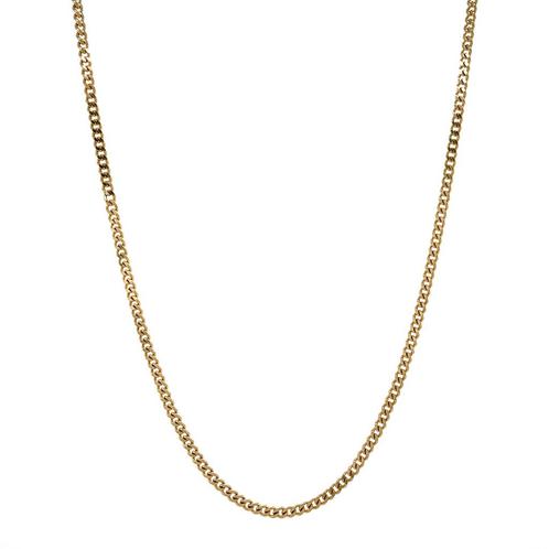 Lengtecollier gourmet 46 cm 8 karaat, Sieraden, Tassen en Uiterlijk, Kettingen, Zo goed als nieuw, Goud, Verzenden