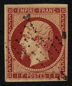 Frankrijk 1853/1853 - Napoléon nr. 18a - 1 frank carmin, Gestempeld