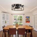 Plafondventilator met Licht 20 Inch Zwart Stil, Verzenden, Nieuw