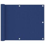 vidaXL Balkonscherm 75x600 cm oxford stof blauw, Verzenden, Nieuw