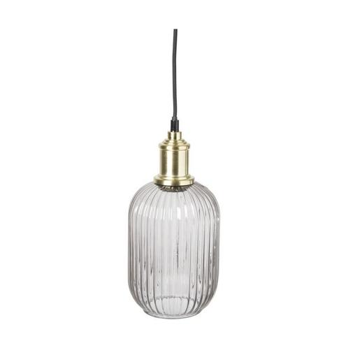 Hanglamp glas - Ø14,5x20 cm, Huis en Inrichting, Lampen | Hanglampen, Verzenden