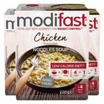 3x Modifast Intensive Noodles Soep Chicken 220 gr, Verzenden