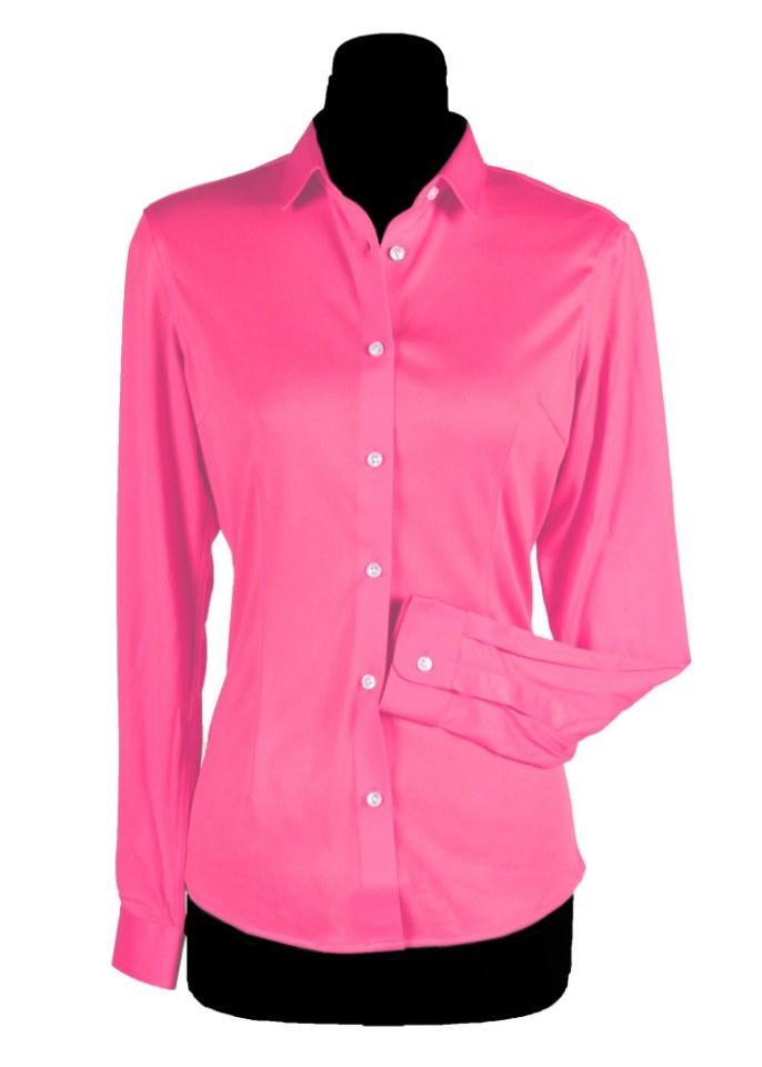 Roze Damesblouse Basic - XXL, Kleding | Dames, Carnavalskleding en Feestkleding, Verzenden