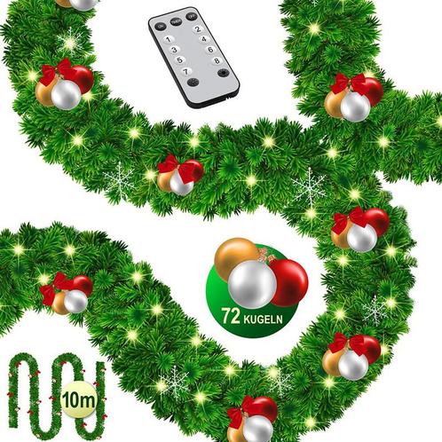 Guirlande- kerstslinger - kerstverlichting - met, Diversen, Kerst, Verzenden
