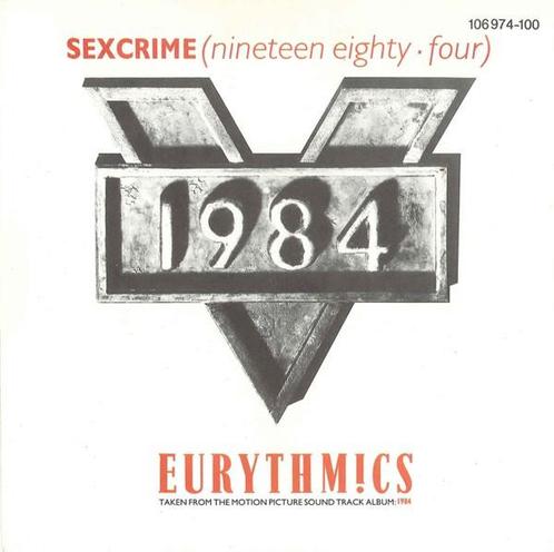 Single - Eurythmics - Sexcrime (Nineteen Eighty  Four), Cd's en Dvd's, Vinyl | Pop, Verzenden