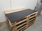 Wastafelblad 120 x 46 cm mat zwart solid surface, Huis en Inrichting, Badkamer | Badkamermeubels, Ophalen of Verzenden, Nieuw