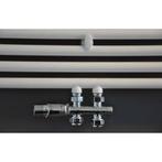 Riko Set Onderblok Compleet Recht - 16x2.0+15 Knel - Chroom, Doe-het-zelf en Verbouw, Verwarming en Radiatoren, Ophalen of Verzenden