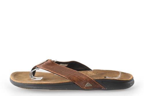 Reef Slippers in maat 42 Bruin | 10% extra korting, Kleding | Heren, Schoenen, Bruin, Gedragen, Slippers, Verzenden