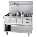 Wok-fornuis | 3 Branders + Watergordijn | 23.8kW + 11.25kW |, Verzenden, Nieuw in verpakking