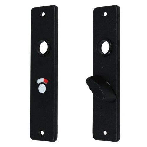 Ami Kortschild WC55/8 Aluminium Zwart, Doe-het-zelf en Verbouw, Hang- en Sluitwerk, Nieuw, Ophalen of Verzenden