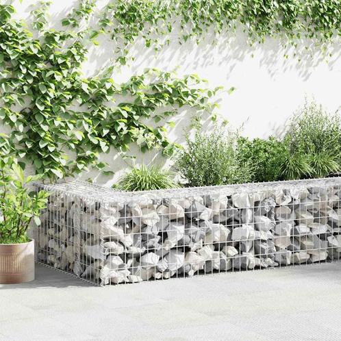 vidaXL Gabion mand 100x50x50 cm gegalvaniseerd staal, Tuin en Terras, Schuttingen, Nieuw, IJzer, Minder dan 1 meter, Verzenden