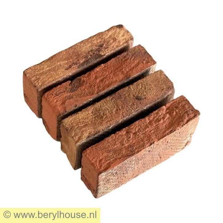 € 0,38 p/st. Wf hv rood genuanceerd, Doe-het-zelf en Verbouw, Metselstenen, Bakstenen, Nieuw, Verzenden