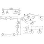 LED Plafondspot - Trion Caru - 18W - G9 Fitting - Warm Wit, Huis en Inrichting, Lampen | Spots, Metaal of Aluminium, Nieuw, Ophalen of Verzenden