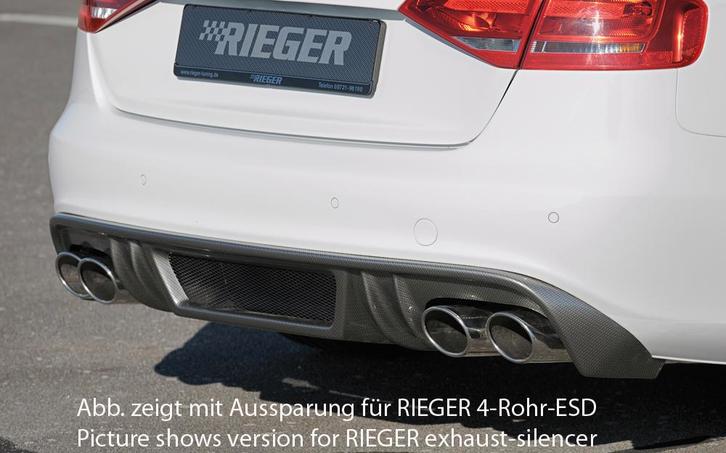 Rieger diffuser | A4 (B8/B81): 11.07-12.11 (tot Facelift) -, Auto-onderdelen, Carrosserie en Plaatwerk, Nieuw, Audi, Verzenden