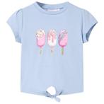 vidaXL Kindershirt 140 blauw, Verzenden, Nieuw