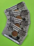 Nederland - Set of coin cards in memory of the Flood