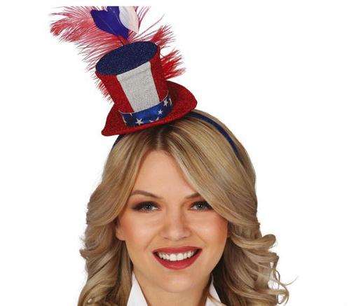 Tiara Amerikaanse Hoed, Hobby en Vrije tijd, Feestartikelen, Nieuw, Verzenden