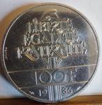 Frankrijk. 100 Francs 1986 Liberté. Piéfort en argent, BU
