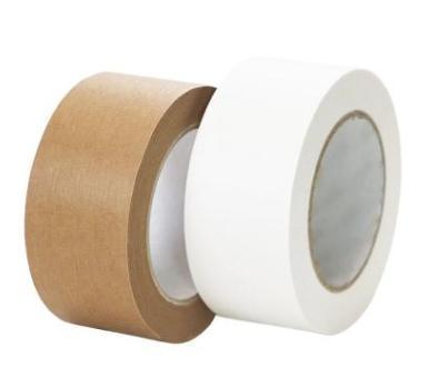 Papieren Eco tape Bruin 48mm x 66 meter, Zakelijke goederen, Partijgoederen en Retail | Verpakking en Verzending