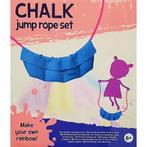 2 x springtouw met stoepkrijt - springtouw met kleuren -, Sport en Fitness, Springtouwen, Verzenden, Nieuw