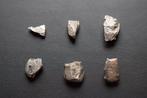 Griekenland (oud) Lot of 6 Cut fragments 500 BC - 100 BC, Postzegels en Munten