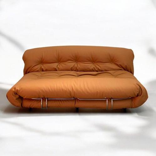 Cassina - Afra Scarpa, Tobia Scarpa - Soriana - Sofa - Leder, Antiek en Kunst, Kunst | Designobjecten