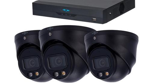 Beveiligingscamera set - 3x Dome camera PLUS, Audio, Tv en Foto, Videobewaking, Buitencamera, Nieuw, Verzenden