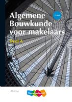 Algemene Bouwkunde voor Makelaars deel a / deel a, Boeken, Techniek, Verzenden, Zo goed als nieuw, A.H.L.G. Bone