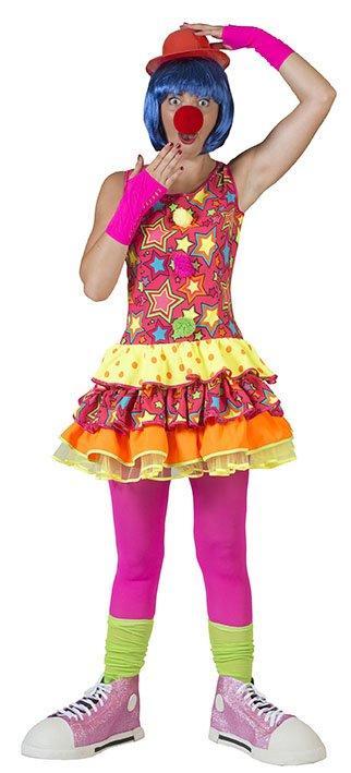 Clownsjurk dames Stars, Kleding | Dames, Carnavalskleding en Feestkleding, Nieuw, Ophalen of Verzenden