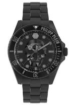 Philipp Plein PWOAA0922 The Skull Diver horloge 44 mm, Overige merken, Staal, Staal, Verzenden