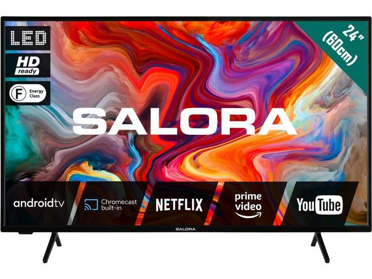 Salora SMART24TV - Smart TV - 24 inch HD Ready 1366x768, Huis en Inrichting, Woonaccessoires | Overige, Nieuw, Verzenden