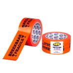 HPX Verpakkingstape Breekbaar / Fragile 50mm x 66m, Ophalen of Verzenden, Nieuw