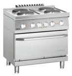Bartscher Elektrisch Fornuis 700 B800 EO | 4 Kookplaten | El, Ophalen of Verzenden, Nieuw in verpakking