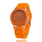 Jelly Horloge voor Dames - Kwarts Uurwerk Silicoon Bandje, Verzenden, Nieuw, Geneva