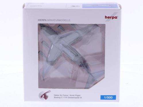 Schaal 1:500 Herpa 518123 Qatar Air Force / Amiri Flight..., Hobby en Vrije tijd, Modelbouw | Vliegtuigen en Helikopters, Gebruikt