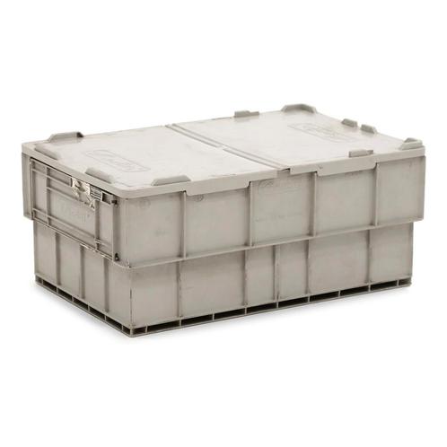 Gebruikte Stapelbare, nestbare bakken met 2 delig deksel, Doe-het-zelf en Verbouw, Kratten en Dozen, Gebruikt, Ophalen of Verzenden