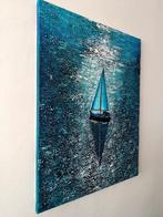 Jasmin Navoyan - IN THE MOONLIGHT. Sailboat, SEA serie