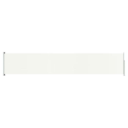 Zijscherm Creme Uittrekbaar 6m | Retourdeal | Windscherm, Tuin en Terras, Tuinschermen, Nieuw, Staal, 100 tot 150 cm, 200 cm of meer