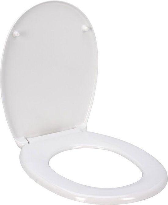 Tweedekans | WC Bril- ABS Duroplast- 18 inch- Soft Close-, Huis en Inrichting, Badkamer | Badtextiel en Accessoires, Wit, Zo goed als nieuw