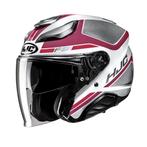HJC F31 Ceron Grijs Wit Rood Jet Helmet, Nieuw met kaartje, XS, Heren, Verzenden