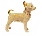 Beeld, Lovely Chiwawa Dog - 15.3 cm - GELDKleur-hars, Antiek en Kunst