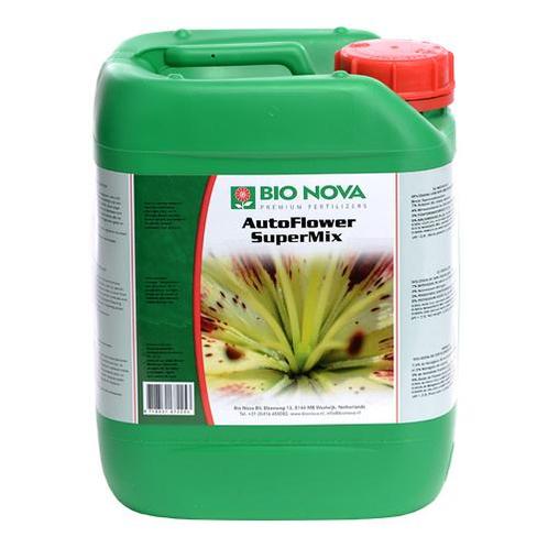 BIO NOVA AUTOFLOWER-SUPERMIX 5 LITER (BIO NOVA BASISVOEDING), Tuin en Terras, Plantenvoeding, Nieuw, Ophalen of Verzenden