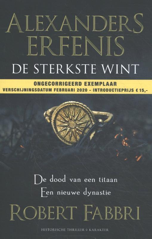 De sterkste wint / Alexanders erfenis / 1 9789045218991, Boeken, Thrillers, Zo goed als nieuw, Verzenden