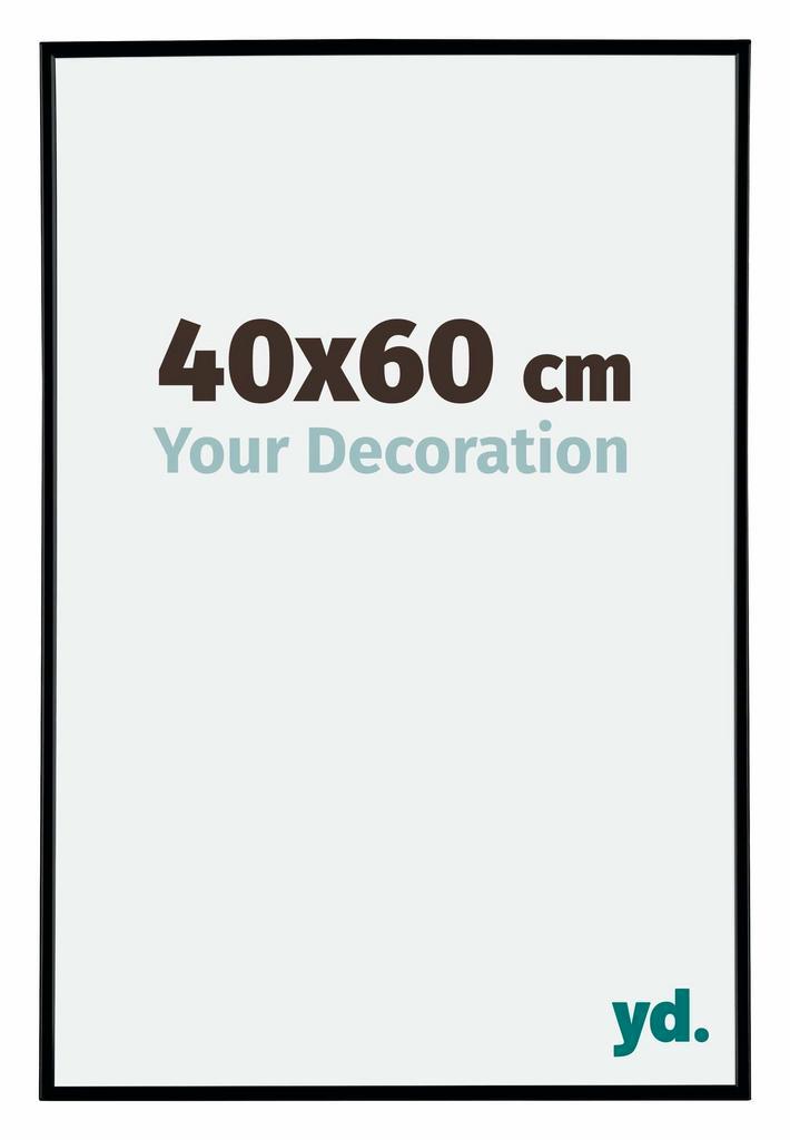 Fotolijst 40x60 cm - Zwart Mat - Kunststof - Evry, Huis en Inrichting, Woonaccessoires | Lijsten, Nieuw, Verzenden