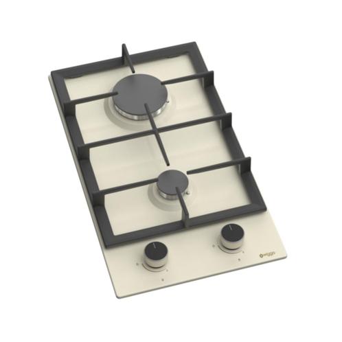 Wiggo WH-G332RD(C)- Inbouw gaskookplaat met Wok - 30cm - Cre, Witgoed en Apparatuur, Kookplaten, Nieuw, Verzenden