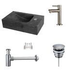 Sani Royal Hardstenen Fonteinset Mini met Kraan,, Tuin en Terras, Waterpartijen en Fonteinen, Nieuw