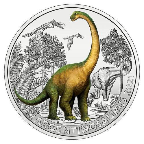 Oostenrijk 3 Euro Argentinosaurus 2021, Postzegels en Munten, Munten | Europa | Euromunten, Verzenden