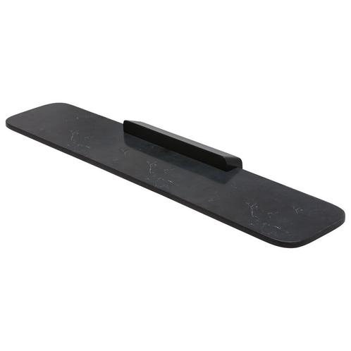 Planchet Geesa Shift Zwart Met Matzwarte Marmerlook 60 cm, Doe-het-zelf en Verbouw, Sanitair, Bad, Nieuw, Ophalen of Verzenden