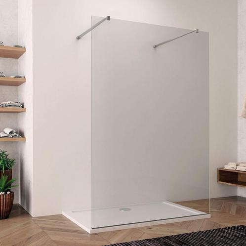 Lacus Douchewand Filicudi Helder Glas | Vrijstaand | RVS |, Doe-het-zelf en Verbouw, Sanitair, Douche, Nieuw, Ophalen of Verzenden
