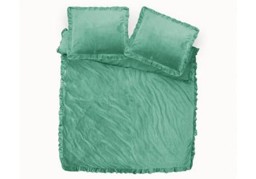 Sleeptime Velvet Ruffles Groen, Huis en Inrichting, Slaapkamer | Beddengoed